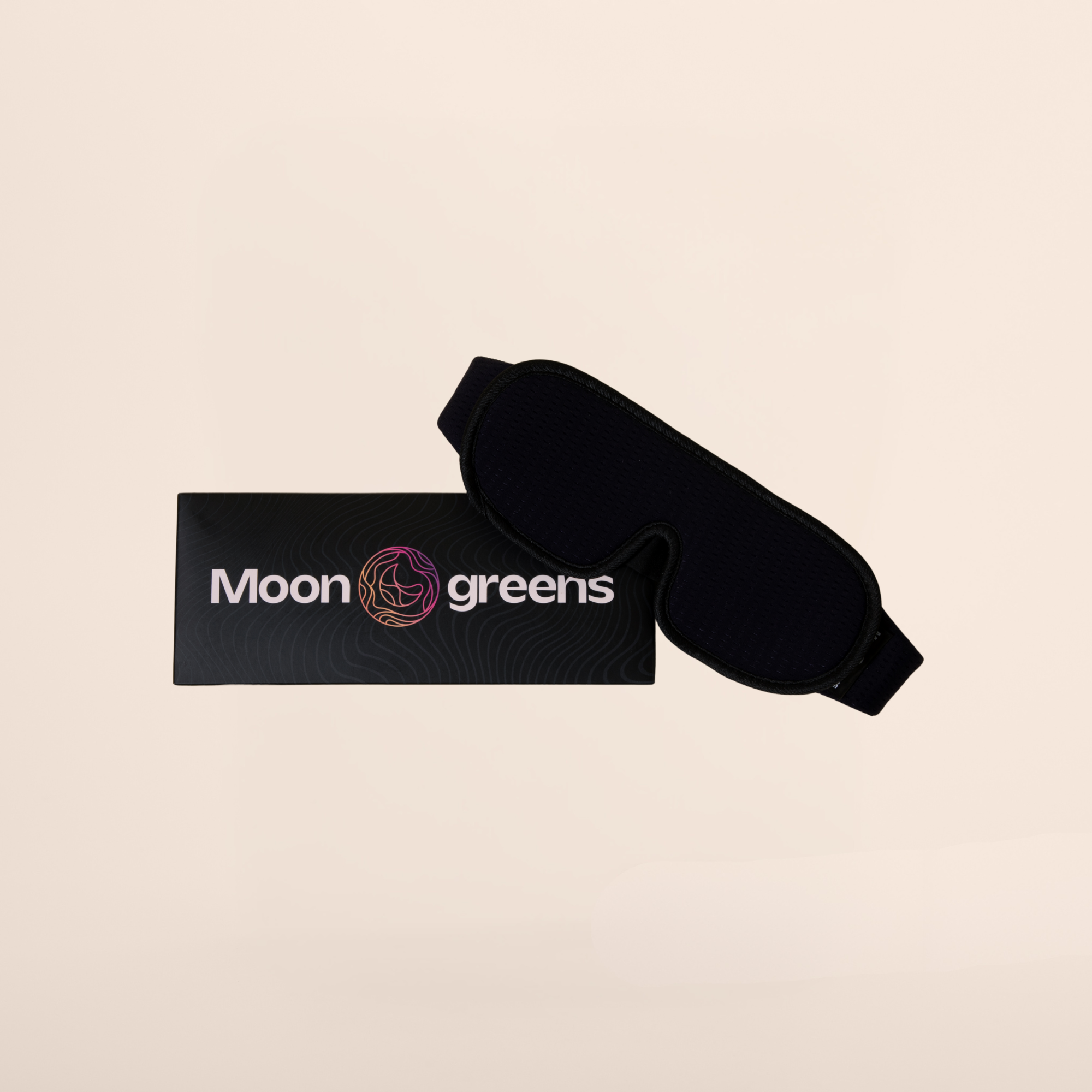 Moongreens sleep mask — front view