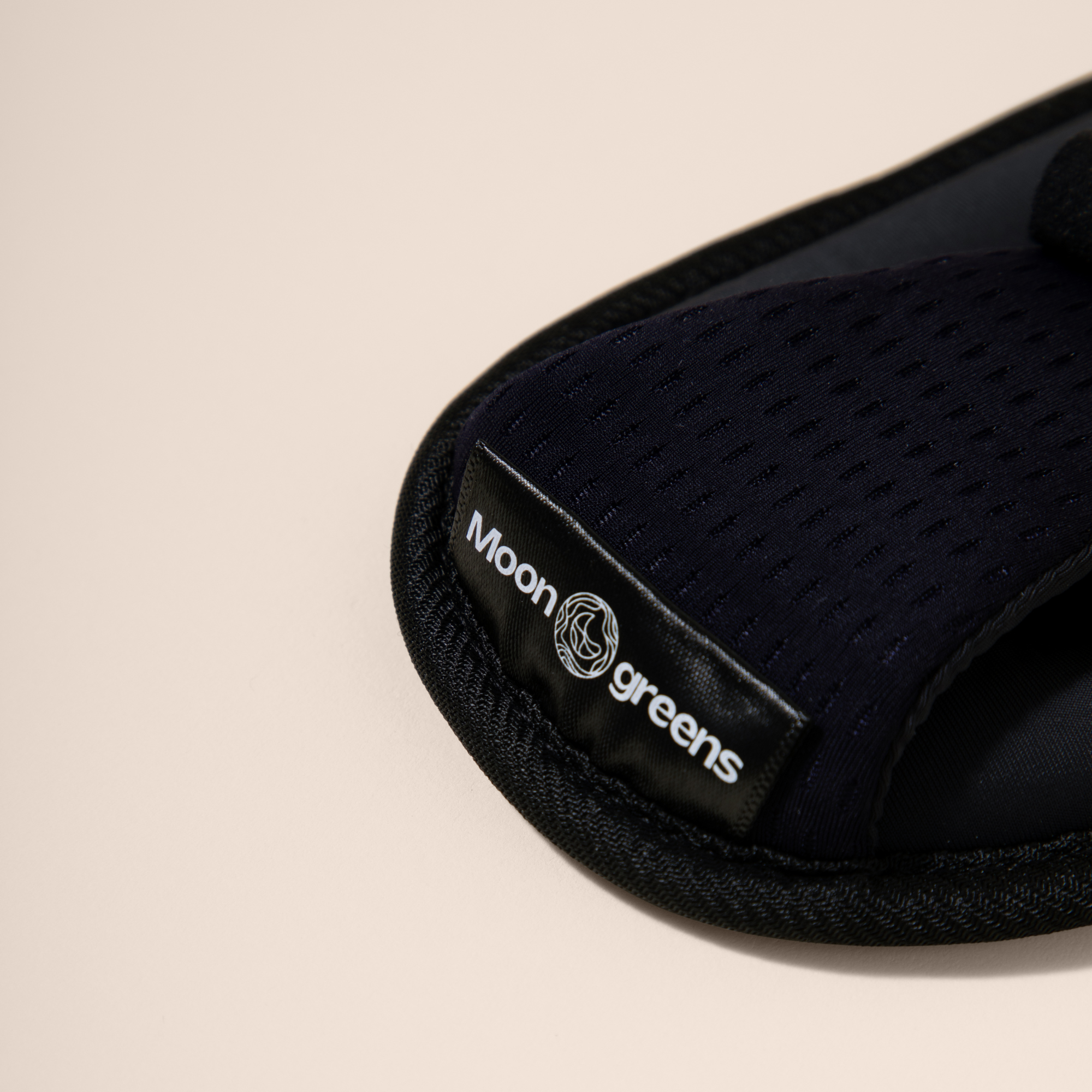 Moongreens sleep mask — velcro strap adjustment